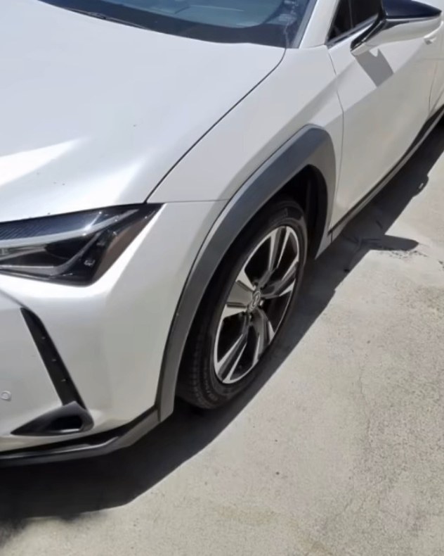 White Lexus UX detailed by Kirby's Auto Spa in San Diego