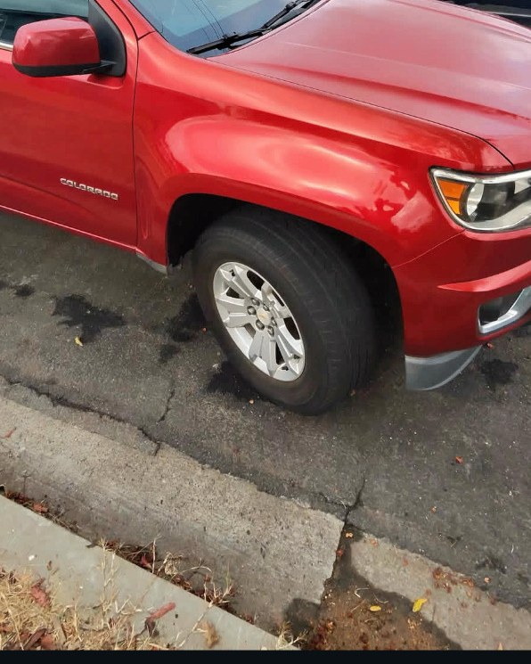 Red Chevy Colorado detailed by Kirby's Auto Spa